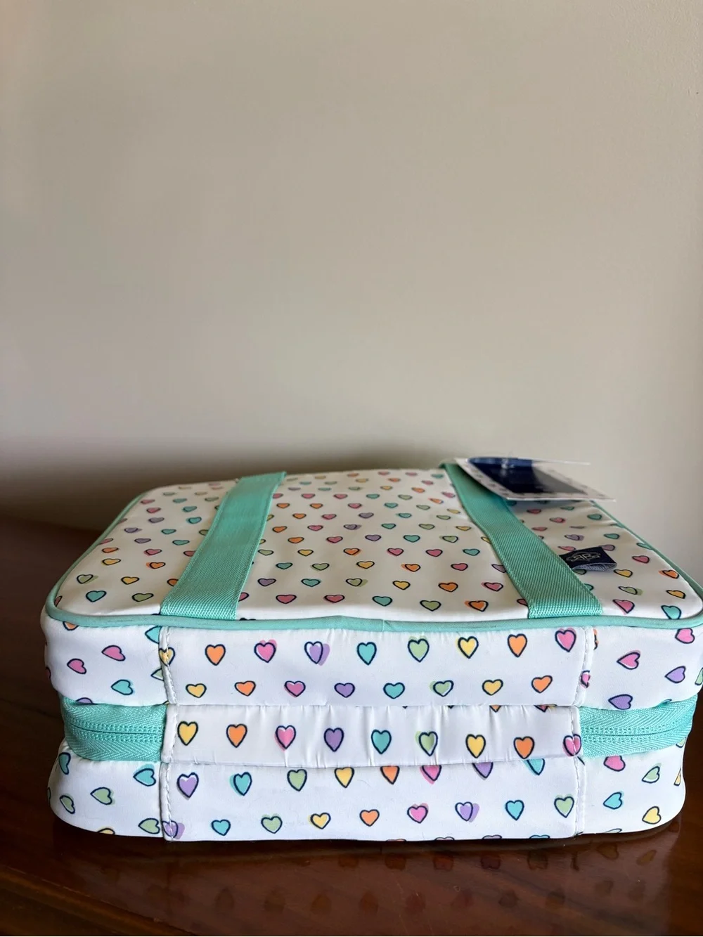 Roller Rabbit Disco Hearts Wave Hanging Toiletry Bag New With Tags - Picture 8 of 8